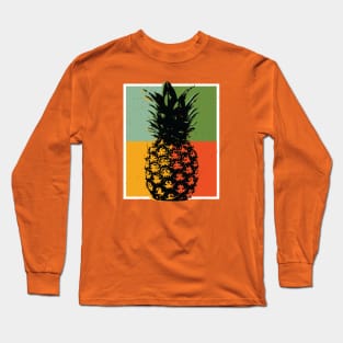 Fresh Tropical Pineapple Long Sleeve T-Shirt